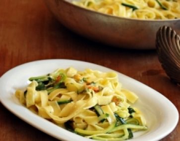 Zucchini and Ricotta Pasta
